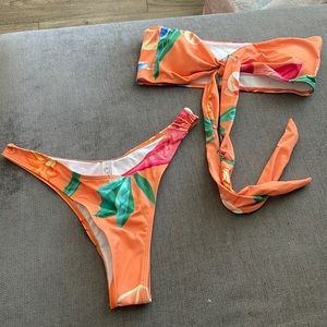Brand new bandeau top swimsuit